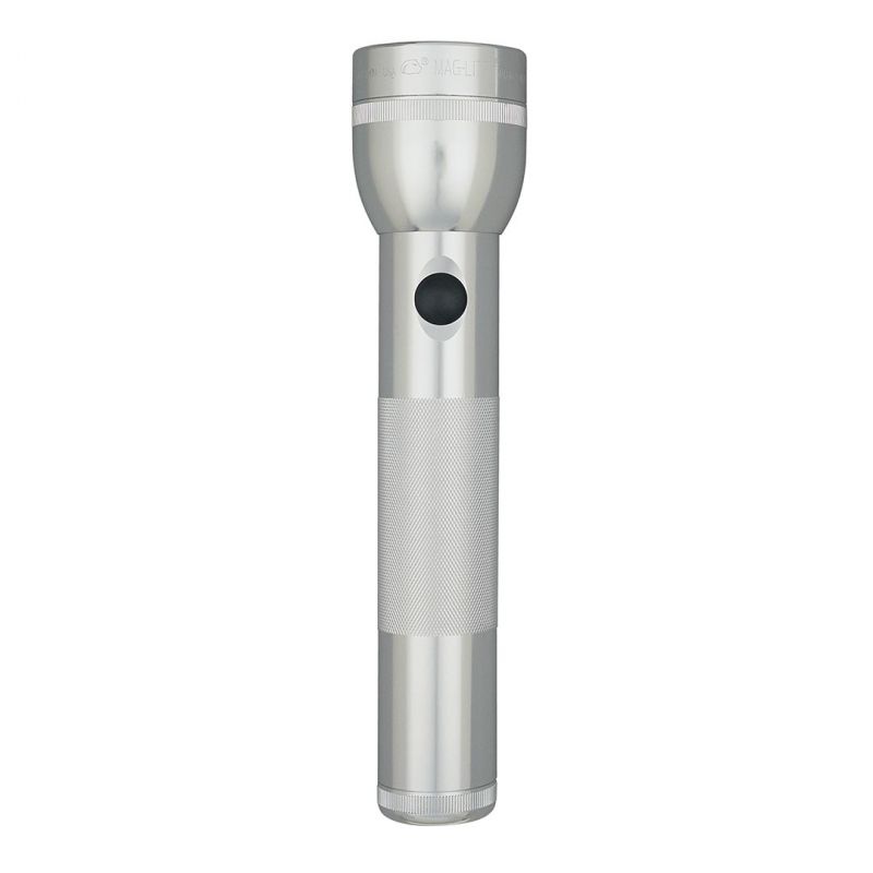 Maglite Led 2-Cell D Flashlight, Silver