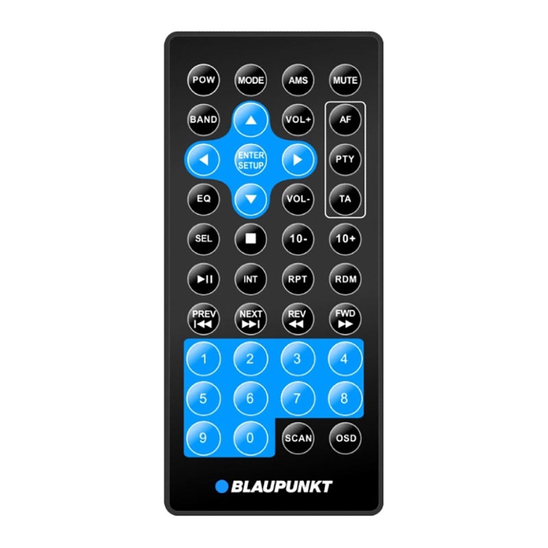 Blaupunkt 7″ Double Din Mechless Fixed Face Touchscreen Receiver With Phonelink, Bluetooth, Usb Input & Remote