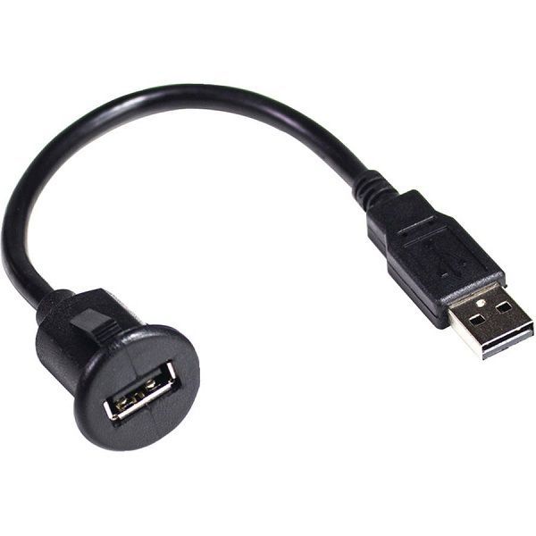 Buy Pac 1 Foot Type-A USB Dash Mount Cable USB Adapter Online