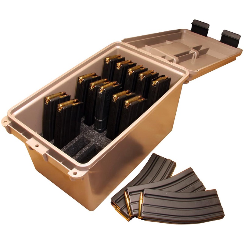 Mtm Tactical 5.56 Mag Can – Holds 15 (30) Round Magazines (Dark Earth)