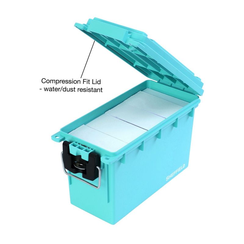 Sheffield Field Box -Teal (Made In Usa)