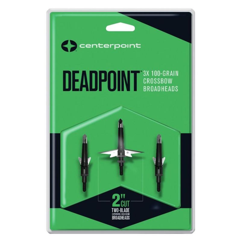 Center Point Deadpoint 100 Grain Mechanical Broadheads (3-Pack)