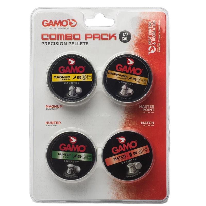 Gamo .177Cal Assorted Pellet Combo Pack (1000 Count)
