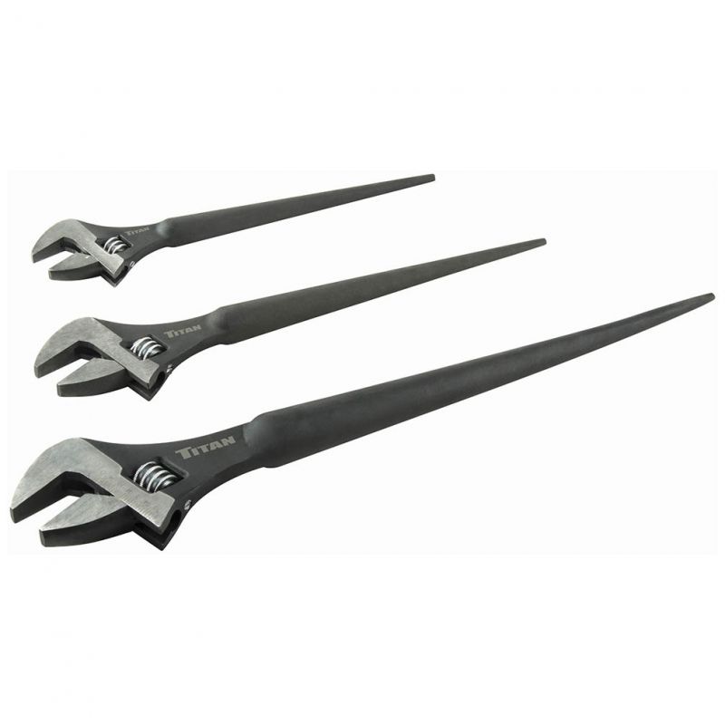 Titan 3 Pc Adjustable Spud Wrench Set