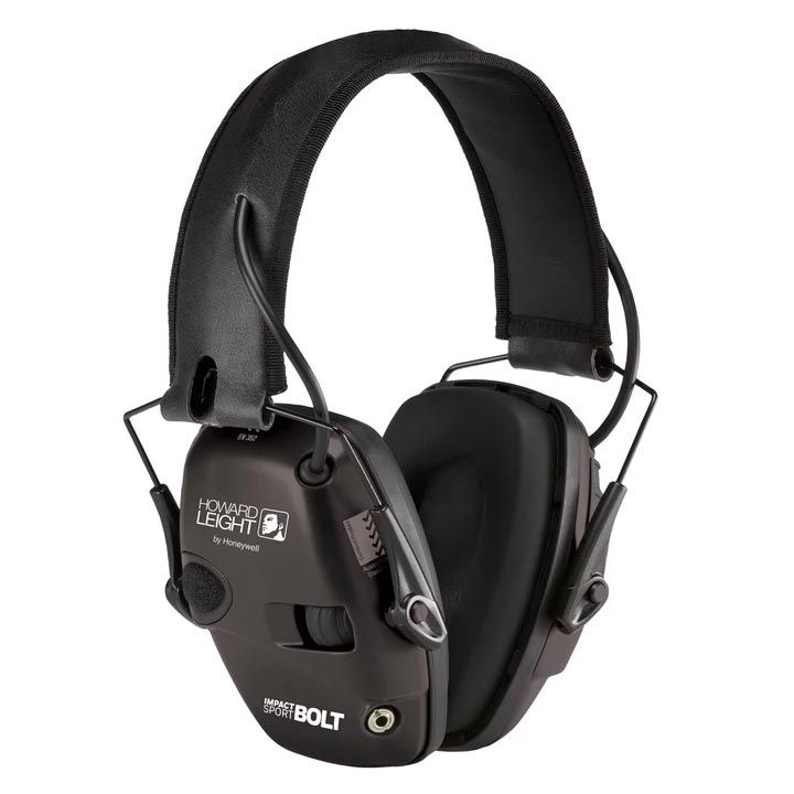 Howard Leight Impact Sport “Attack Time” Electronic Earmuff – Black