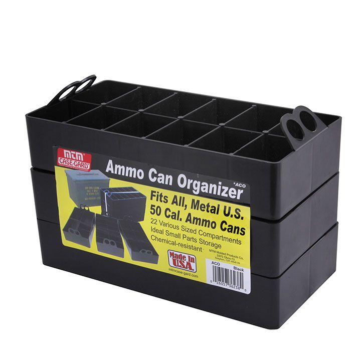 Mtm Ammo Can Organizer Insert – 3-Pack (22 Compartments)