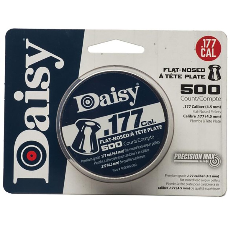 Daisy .177Cal Precisionmax Premium Flat-Nose Lead Pellets (500 Count)