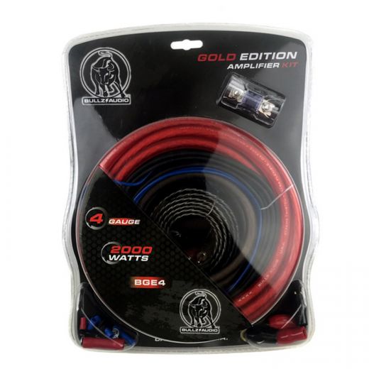 Xscorpion Bullz Audio 4 Gauge Amplifier Wiring Kit