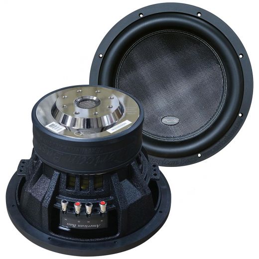 American Bass 12″ Woofer - 1200W Rms/2400W Max Dual 4 Ohm Voice Coils
