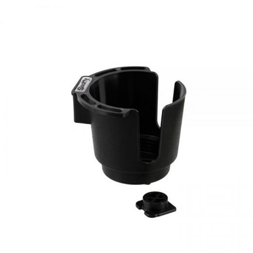 Scotty Cup Holder With Bulkhead/Gunnel Mount, Black