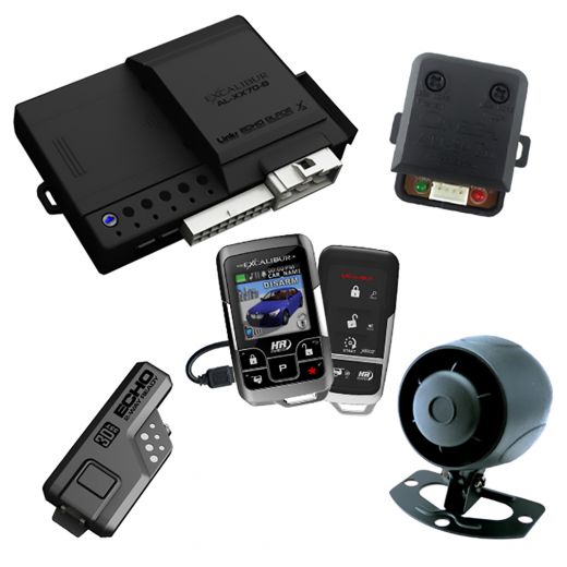 Excalibur Car Alarm/Remote Start with Color LCD 2-Way Remote & 1.5 Mile Range