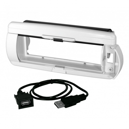 American International Marine Single Din Cover - White