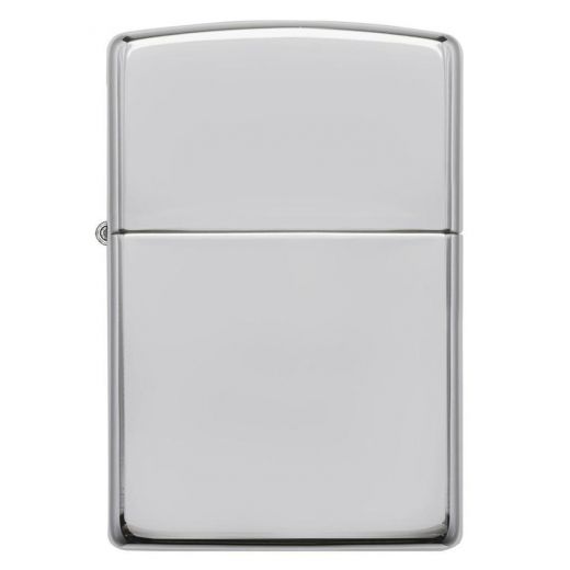 Zippo Windproof Lighter High Polish Sterling Silver Finish