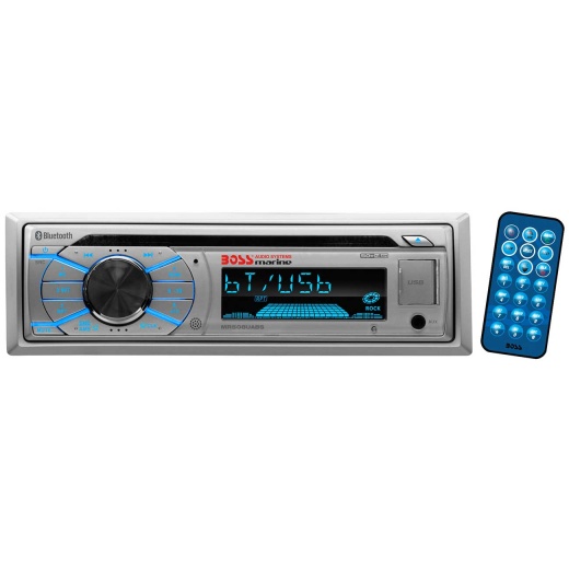 Boss Audio Marine Am/Fm/Cd Receiver With Bluetooth - Silver