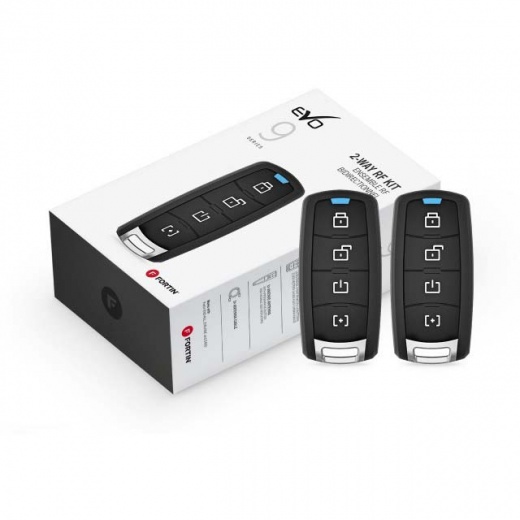 Fortin 2-Way Rf Kit 6000 Ft Range - (2) 4-Button Led Remotes