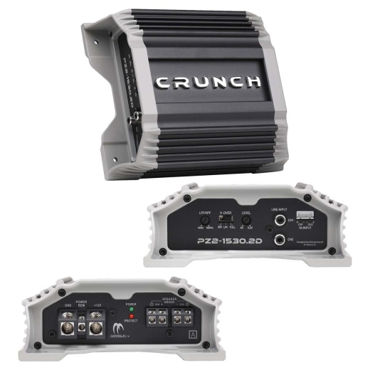 Crunch POWERZONE 2 2 Channel Amplifier, 1500 Watts