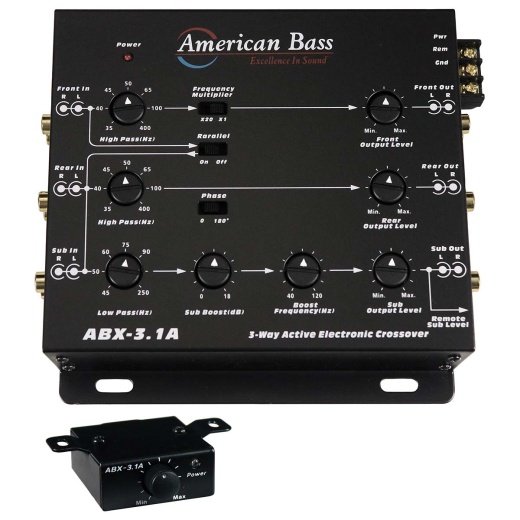 American Bass 3-Way Active Crossover