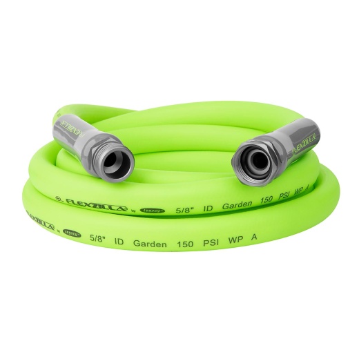 Flexzilla Garden Hose - 5/8" x 10' with 3/4" - 11 1/2 GHT Fittings, ZillaGreen