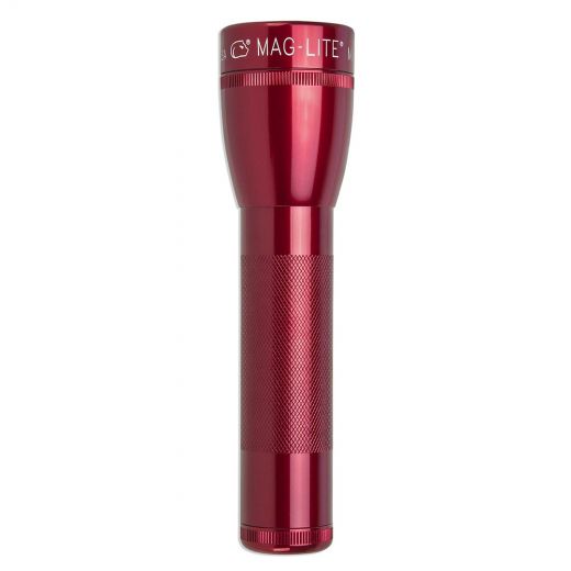 Maglite Xenon 2-Cell C Flashlight, Red