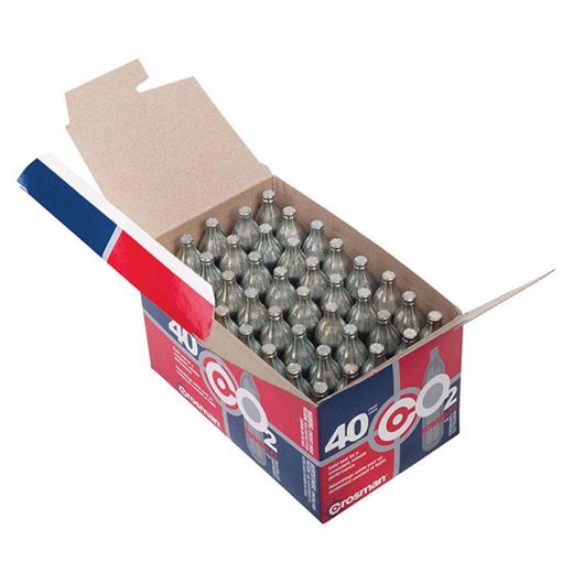 Crosman Powerlet 12G Co2 Cartridges (40 Count)