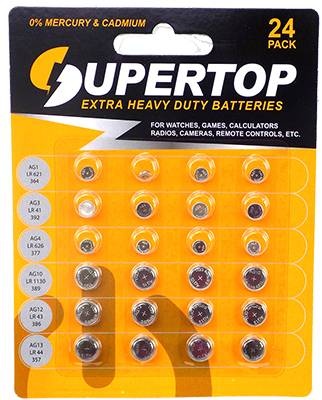 Watch Battery 24-Piece Assortment