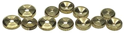 Brass Hand Nut 12-Piece Assortment for American Clocks