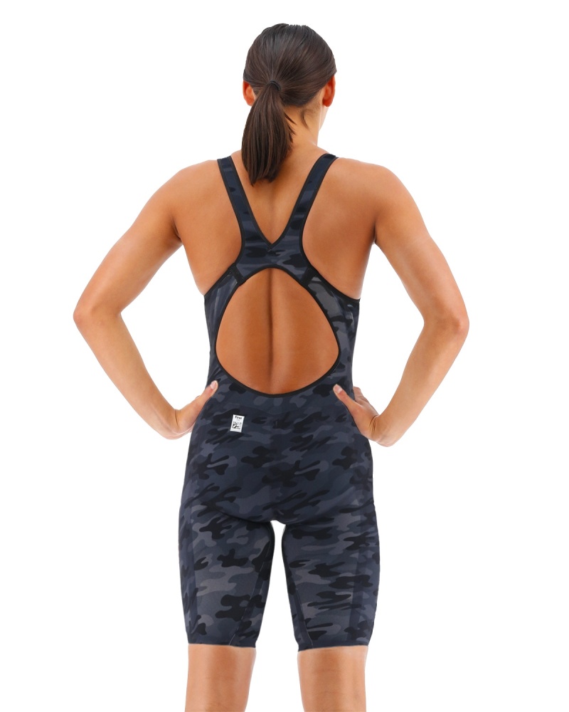 Tyr Women's Venzo™ Open Back Swimsuit - Camo