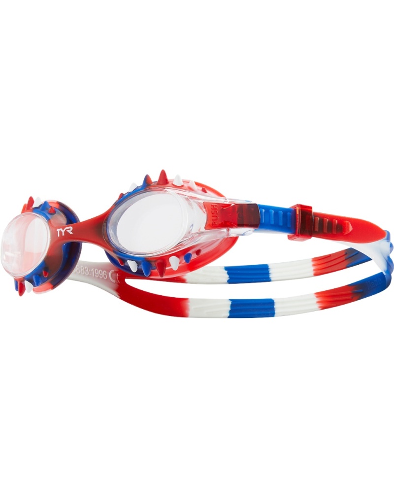 Tyr Kids' Swimple Goggles - Tie Dye Spikes