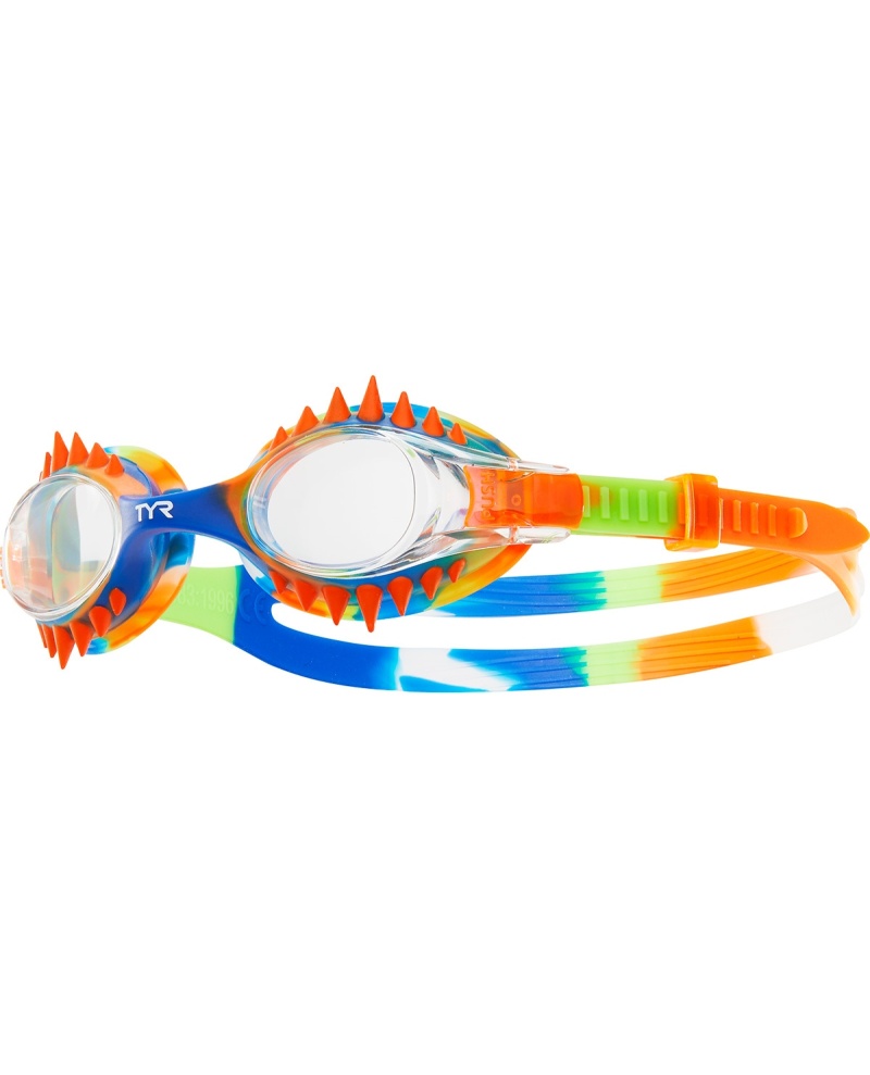 Tyr Kids' Swimple Goggles - Tie Dye Spikes