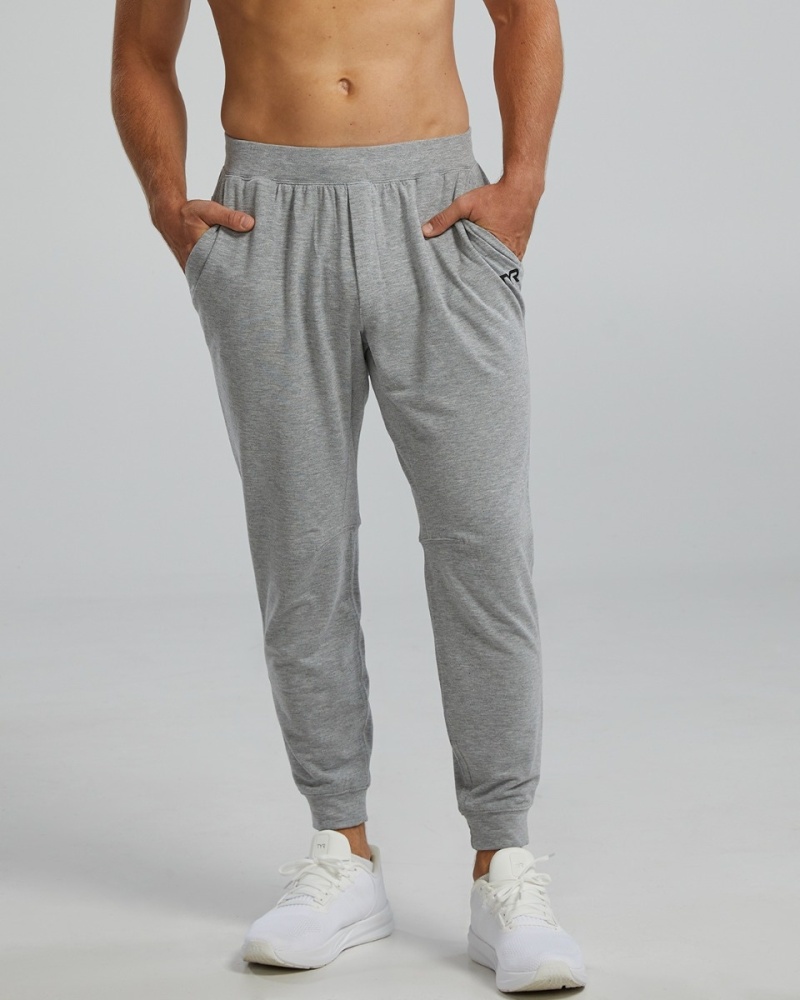 TYR UltraSoft Men's Midweight Terry A.M. Joggers - Solid / Heather