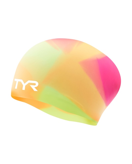 TYR Adult Long Hair Wrinkle-Free Silicone Swim Cap