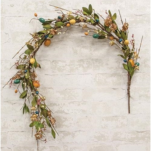 Country Easter Garland, 4Ft