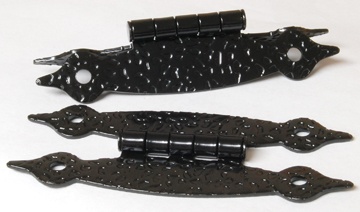2/Pkg - Black Colonial Hinges- 3-1/2" X 1-9/16"