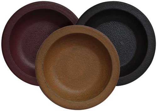 Primitive Colors Dish Cup, 3 Asstd - Wooden Bowl with Rustic Charm