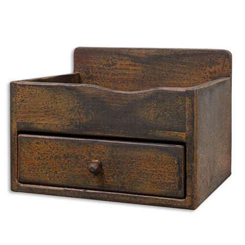 Aged Wood High Back K Cup Holder