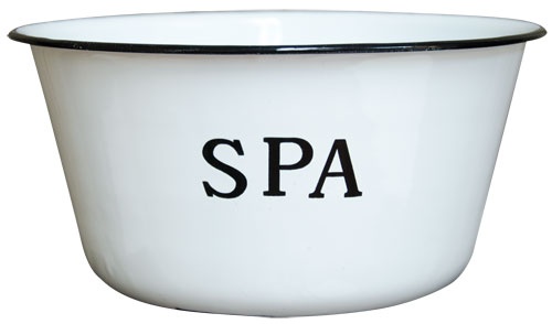 Enamelware Spa Bowl - Elevate Your Bath Experience