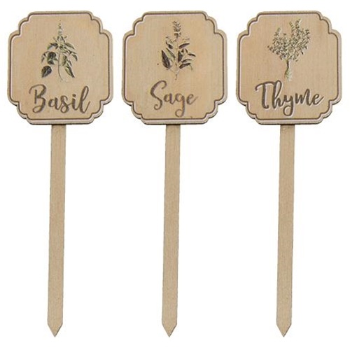 Herb Plant Stakes 3/Set