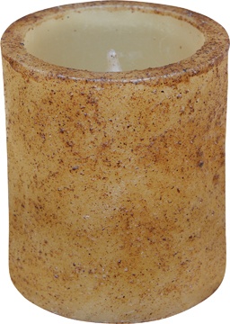 3.5" Burnt Ivory Timer Pillar