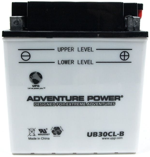 UPG Adventure Power Lead-Acid Conventional: UB30CL-B, 30 AH, 12V