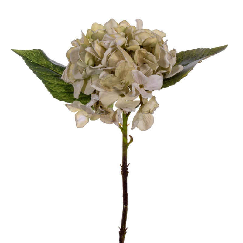 13" White Hydrangea Pick 3/Bag