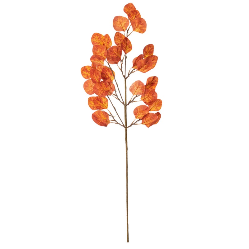 32" Rust Orange Sd Eucalyptus Leaf 3/b
