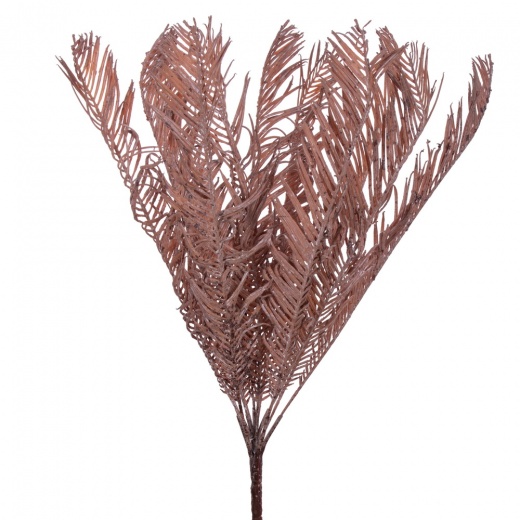 21" Light Brown Artificial Dry Sago Palm Bush