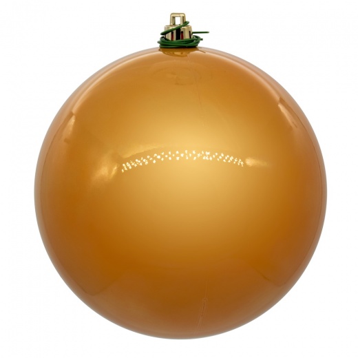 4.75" Cop/Gold Pearl Ball Uv Drill 4/Bg - Elevate Your Holiday Decor