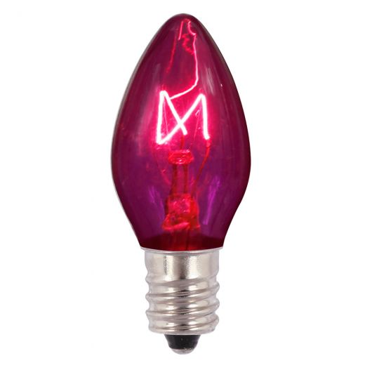 C7 Ceramic Purple 130V 5W Bulbs