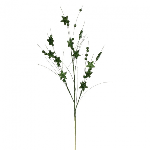 33" Juniper Star/Ball Glitr Spray 6/Bg