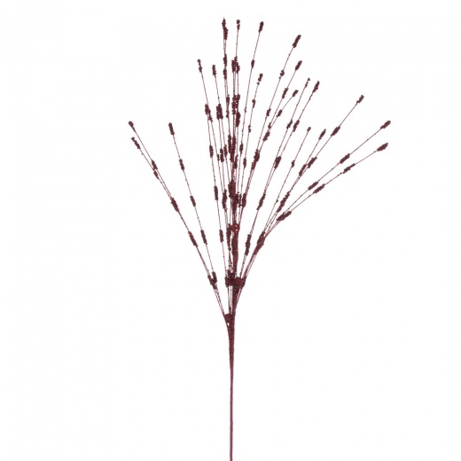 36" Burgundy Berry Glitr Spray