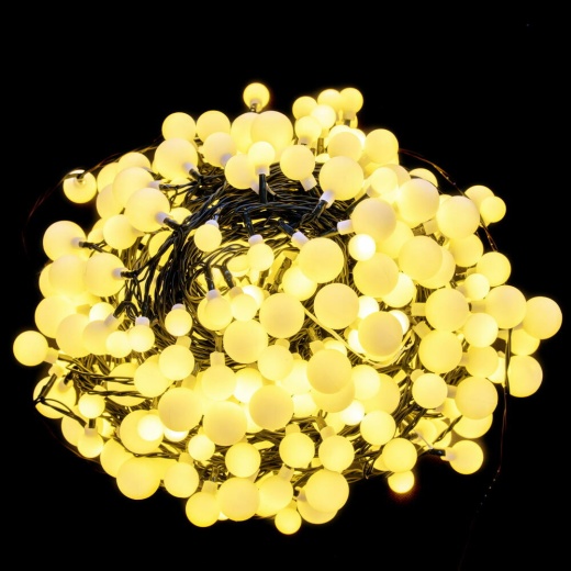 400Lt Ww Led 3 Cherry Set Gw 3"Sp 103'l - Warm and Festive Holiday Decorations