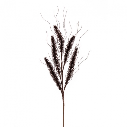 30" Mocha Wheat Glitr Spray 6/Bg
