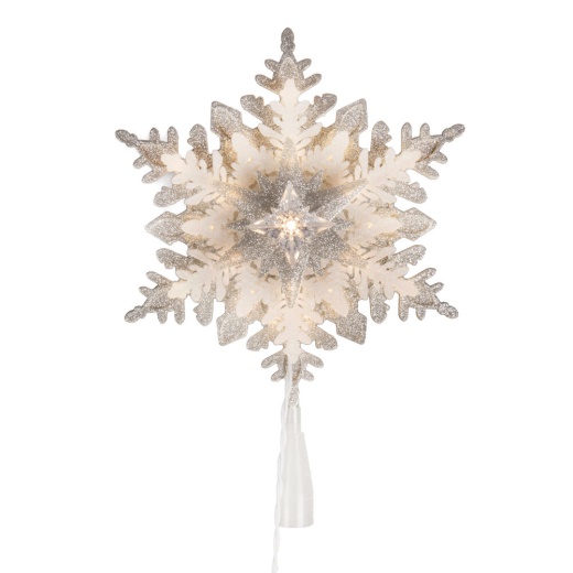11.5" Motion LED Snowflake Tree Top
