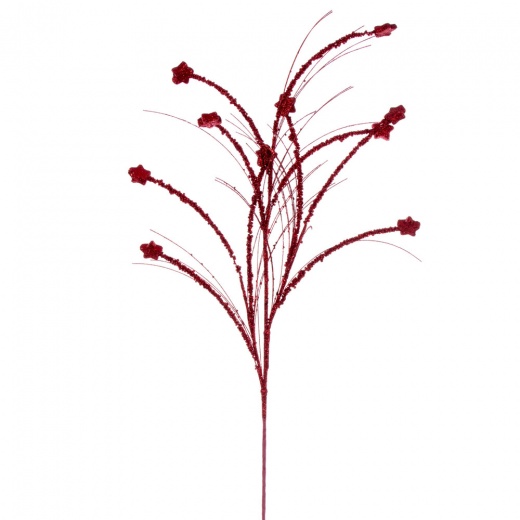 Vickerman 36" Red Mini Star Glitter Spray